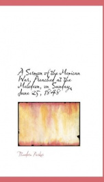 a sermon of the mexican war preached at the melodeon on sunday june 25 1848_cover