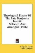 theological essays of the late benjamin jowett_cover