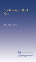 the leaven in a great city_cover