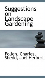 suggestions on landscape gardening_cover
