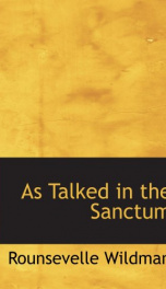 as talked in the sanctum_cover