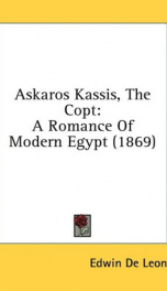 askaros kassis the copt a romance of modern egypt_cover