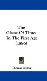 the glasse of time in the first age_cover