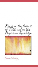 essays on the pursuit of truth and on the progress on knowledge_cover