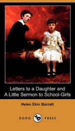 Letters to a Daughter and A Little Sermon to School Girls_cover