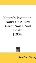 natures invitation notes of a bird gazer north and south_cover