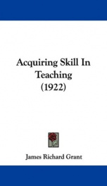 acquiring skill in teaching_cover