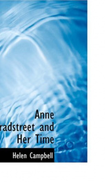 Anne Bradstreet and Her Time_cover