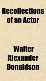 recollections of an actor_cover