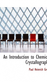 an introduction to chemical crystallography_cover