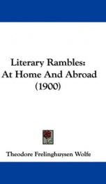 literary rambles at home and abroad_cover