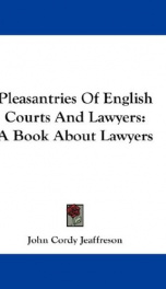 pleasantries of english courts and lawyers_cover