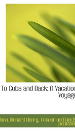 to cuba and back a vacation voyage_cover