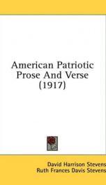 american patriotic prose and verse_cover