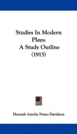 studies in modern plays a study outline_cover