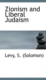 zionism and liberal judaism_cover