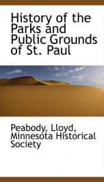 history of the parks and public grounds of st paul_cover