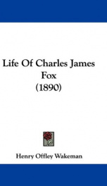 life of charles james fox_cover