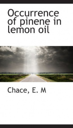 occurrence of pinene in lemon oil_cover