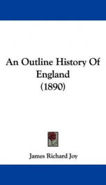 an outline history of england_cover
