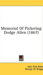 memorial of pickering dodge allen_cover