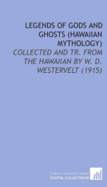 legends of gods and ghosts hawaiian mythology_cover