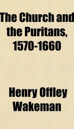 the church and the puritans 1570 1660_cover