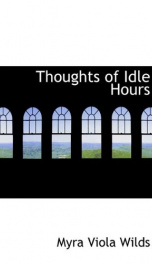 thoughts of idle hours_cover