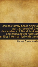 jenkins family book being a partial record of the descendants of david jenkins_cover