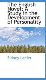 the english novel a study in the development of personality_cover