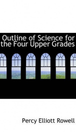 outline of science for the four upper grades_cover