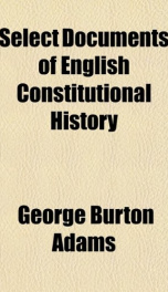 select documents of english constitutional history_cover