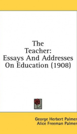 the teacher essays and addresses on education_cover