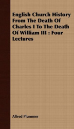 english church history from the death of charles i to the death of william iii_cover