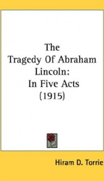 the tragedy of abraham lincoln in five acts_cover