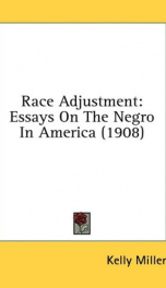 race adjustment essays on the negro in america_cover