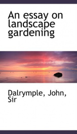 an essay on landscape gardening_cover