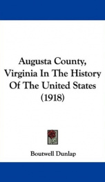 augusta county virginia in the history of the united states_cover