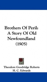 brothers of peril a story of old newfoundland_cover