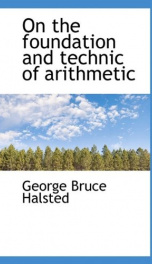 on the foundation and technic of arithmetic_cover