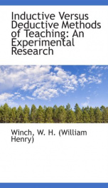 inductive versus deductive methods of teaching an experimental research_cover