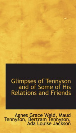 glimpses of tennyson and of some of his relations and friends_cover