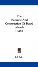 the planning and construction of board schools_cover