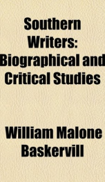 southern writers biographical and critical studies_cover