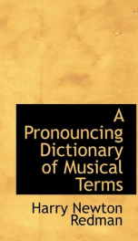 a pronouncing dictionary of musical terms_cover