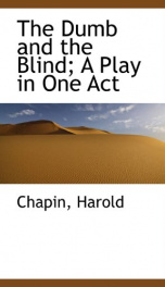 the dumb and the blind a play in one act_cover