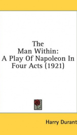 the man within a play of napoleon in four acts_cover