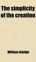 the simplicity of the creation_cover