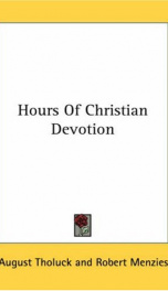 hours of christian devotion_cover