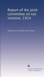 report of the joint committee on tax revision 1914_cover